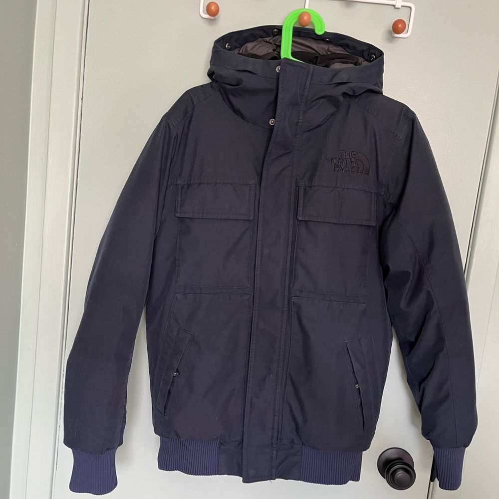 The North Face Navy Hooded Jacket